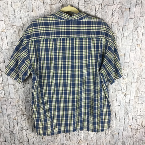 Abercrombie & Fitch blue/yellow checked shirt - Picture 2 of 3
